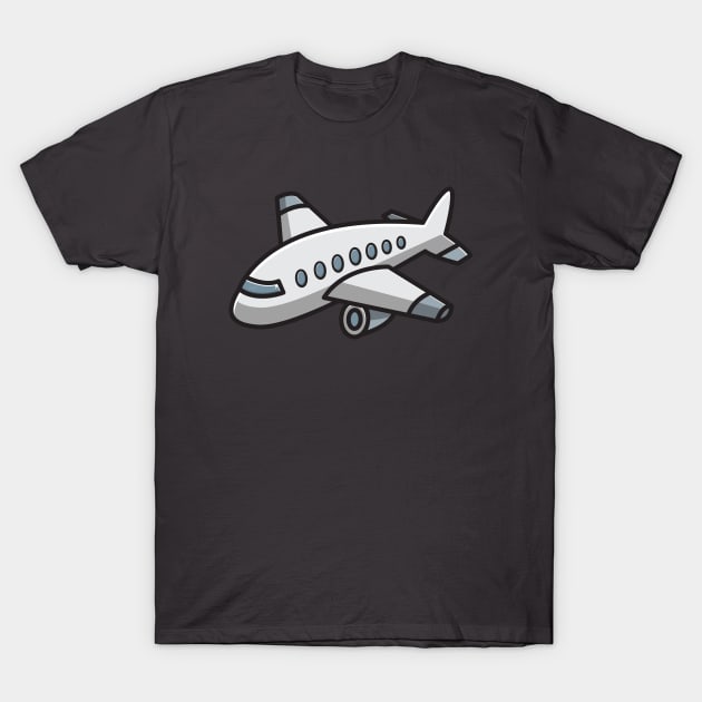 CUTE AIRPLANE T-Shirt by fflat hds